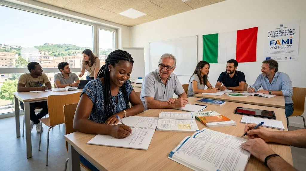 Corsi gratuiti di lingua italiana livello B2 per cittadini di paesi terzi